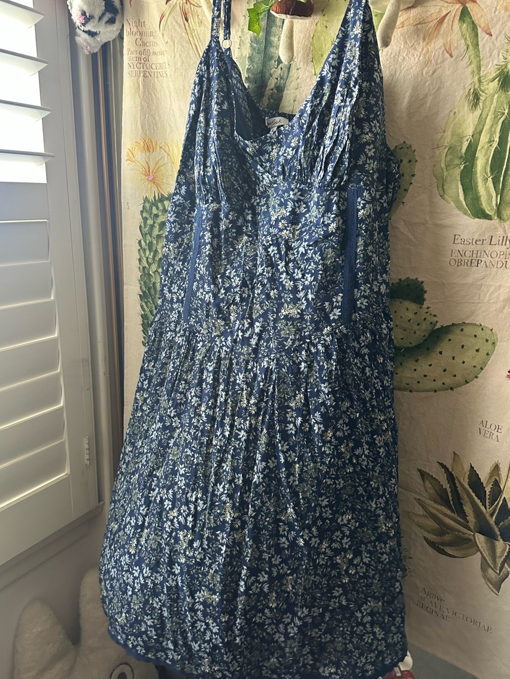 Lovesick Navy Blue Floral Sundress